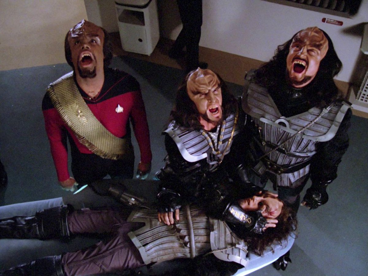 Klingon scene from Star Trek