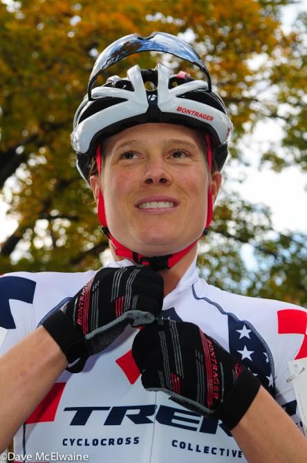 Katie Compton (Trek Cyclocross Collective) is coming off a world cup win in Tabor, Czech Republic