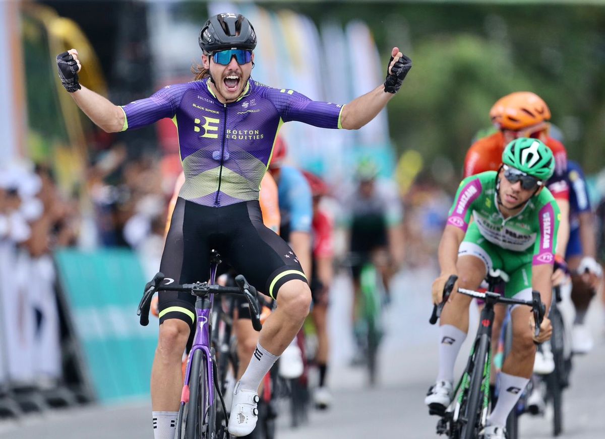 George Jackson wins stage 3 of the Tour de Langkawi