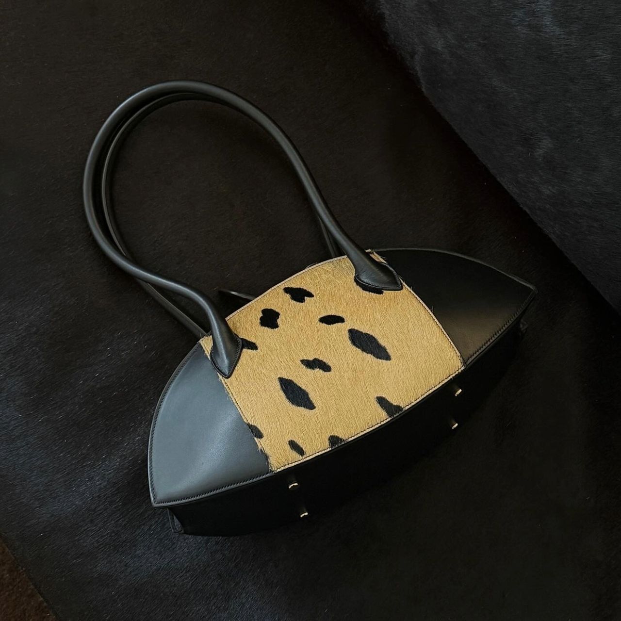 Christie Tyler with a Nina Ricci bag