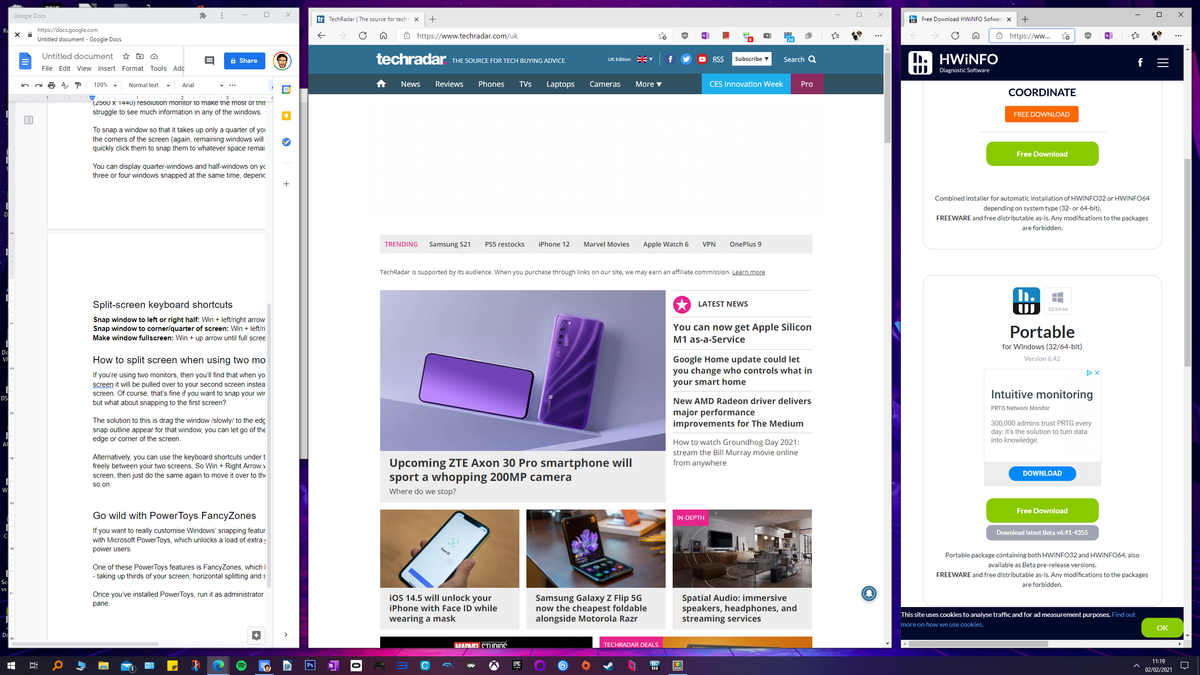 How to use split screen in Windows 10 - Flipboard