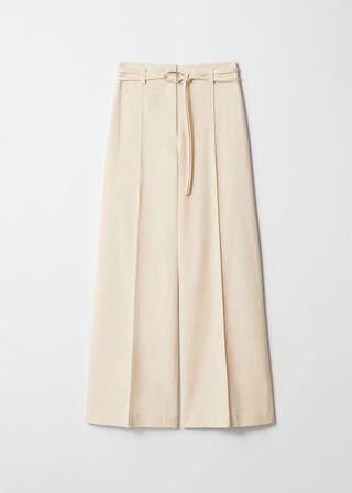 Deco-Buckle Tailored Trousers