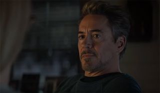 Tony Stark talking to Pepper Potts