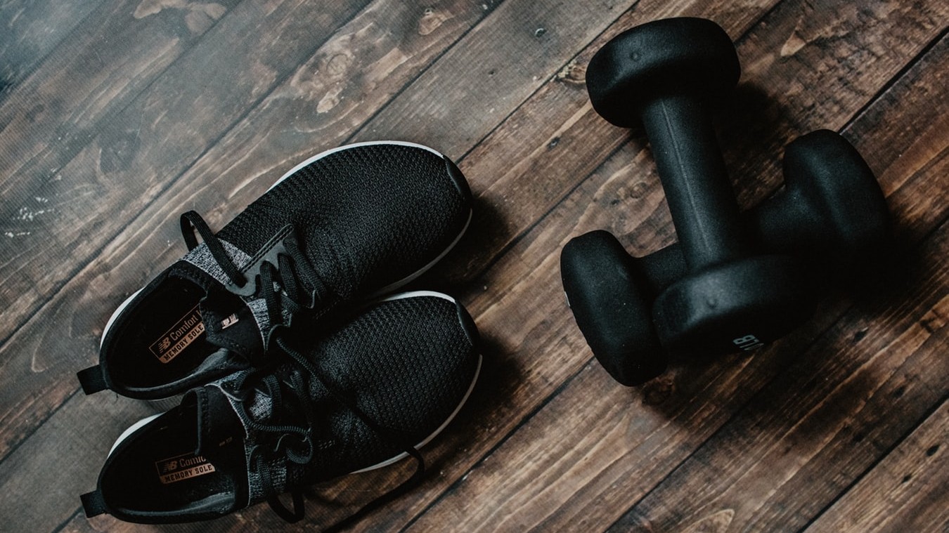 Trainers and Dumbbells