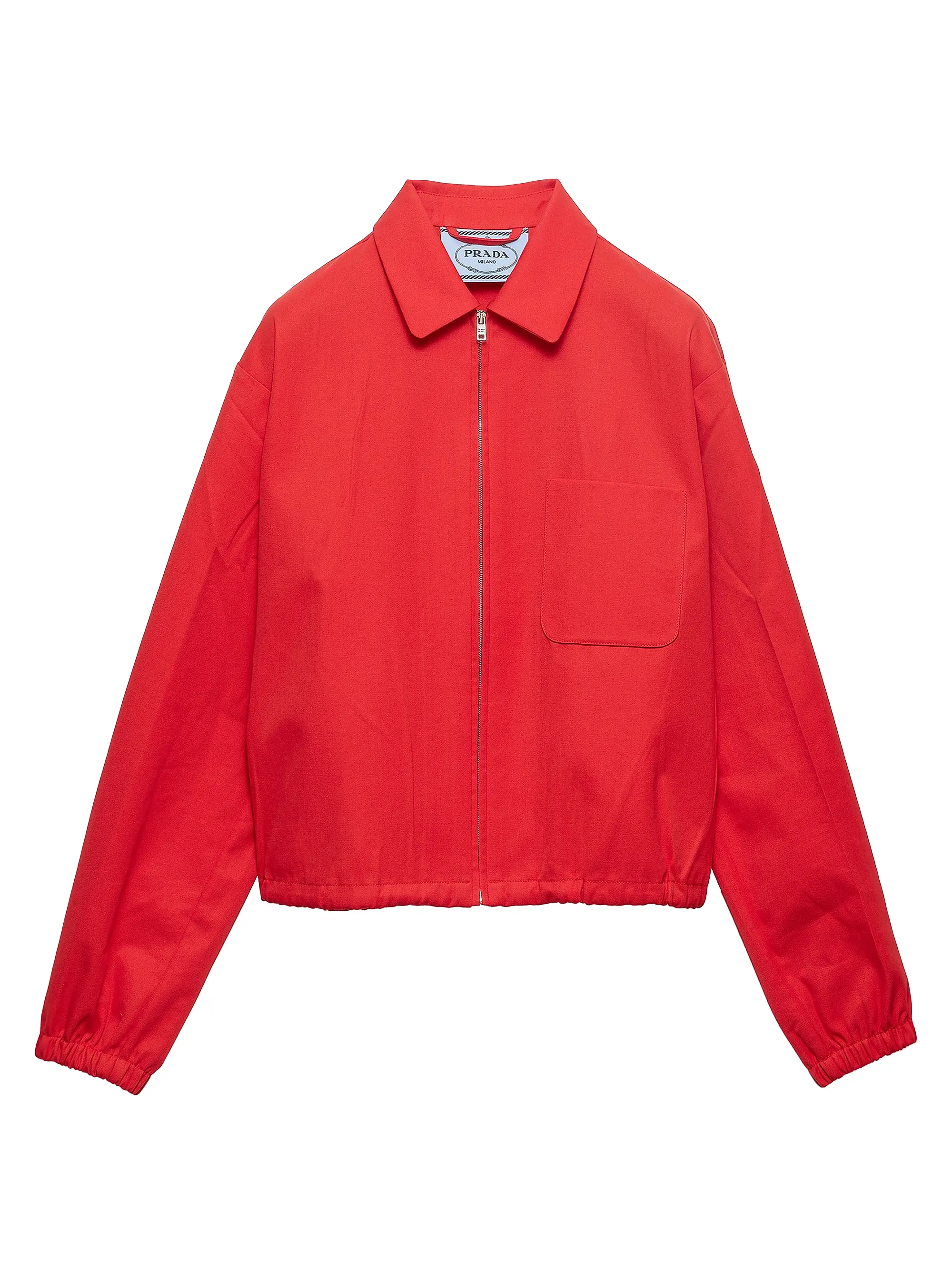 Gabardine Blouson Jacket
