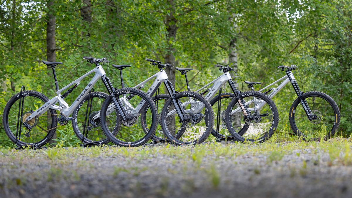 Poles bike range is now split into gravity and trail, each with three build options