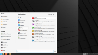 Linux Mint in use