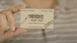 Germain Lussier's homemade Monster Squad card from Wolfman's Got Nards