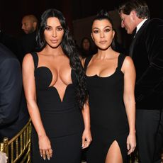 Kim Kardashian and Kourtney Kardashian Barker