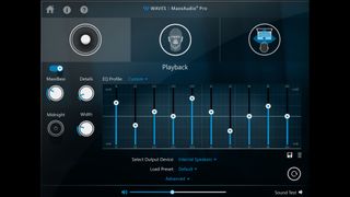 Dell's Waves MaxxAudio Pro audio suite on XPS 17 (9730)