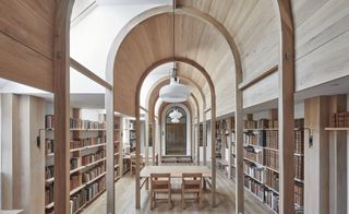 Aidan Crawshaw transforms cowshed into modern library