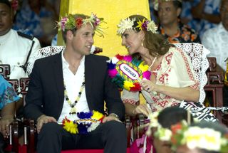 Prince William and Kate Middleton are no strangers to floral headpieces