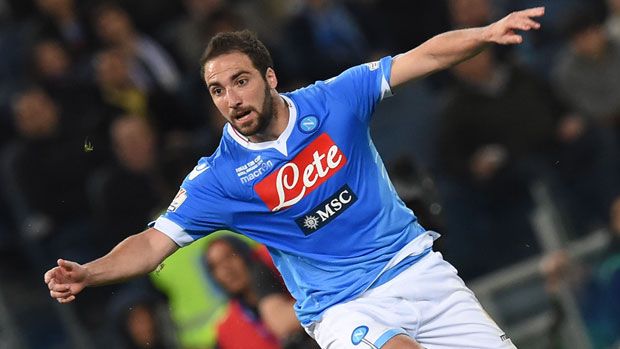 Napoli&amp;#039;s Gonzalo Higuain 