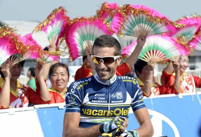 Juan Antonio Flecha lines up for his final professional race.