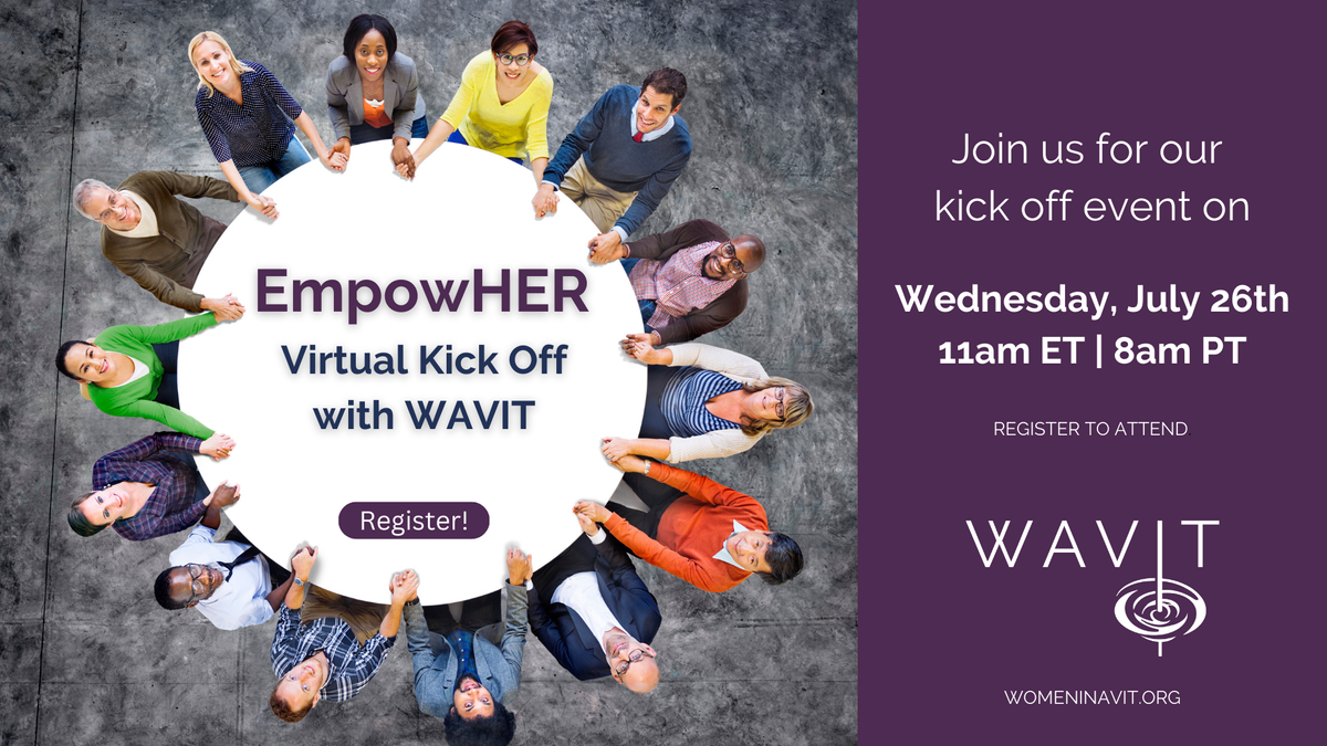 The WAVIT EmpowHER event promo.