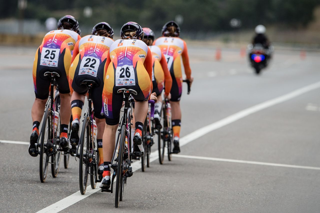 Boels Dolamns on the way out for the winning ride