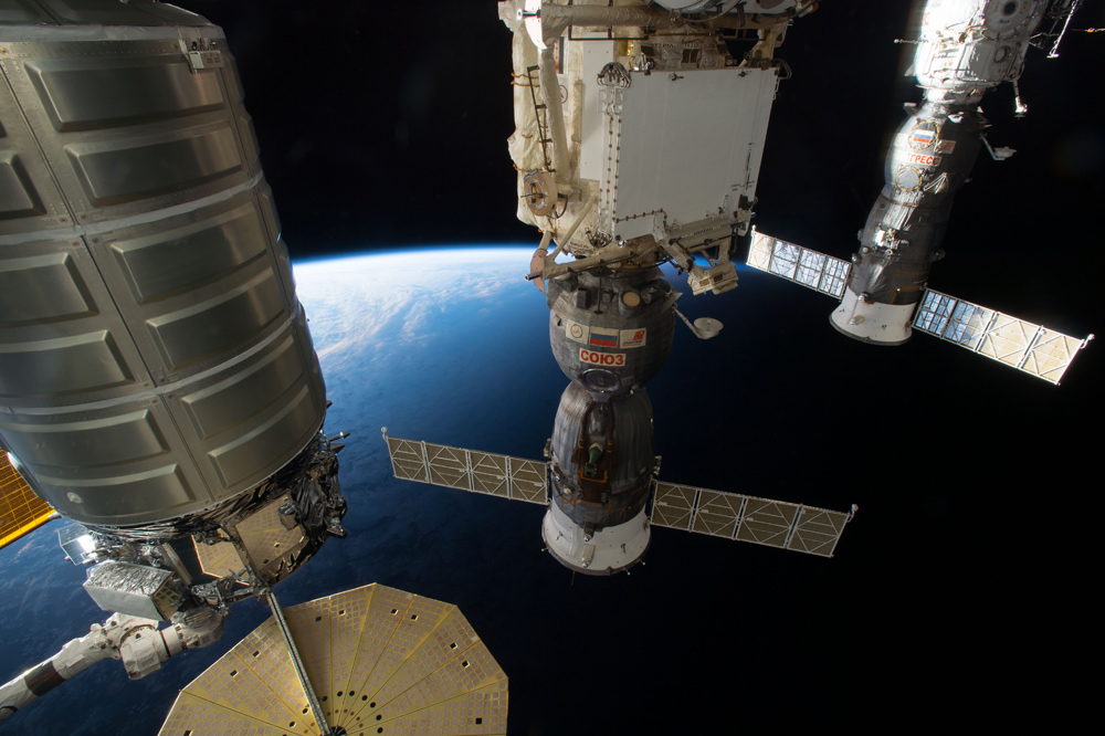 Spacecraft on ISS