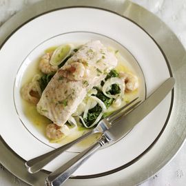 Dinner Party Mains: Salmon with Prawns