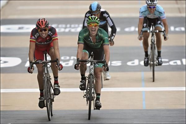 Alessandro Ballan (BMC) and S&eacute;bastien Turgot (Europcar) sprinted for second place, claimed by the Frenchman in a photo finish.