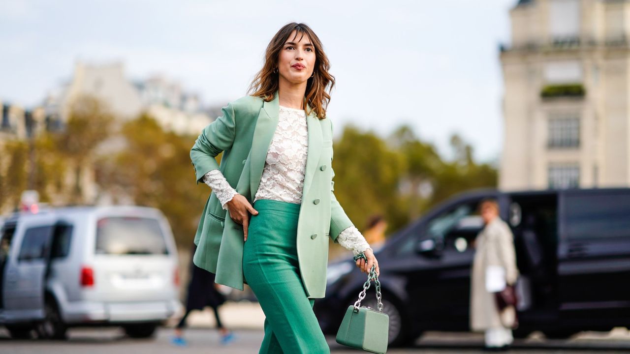 French girl health hacks: Jeanne Damas at Paris Fashion Week