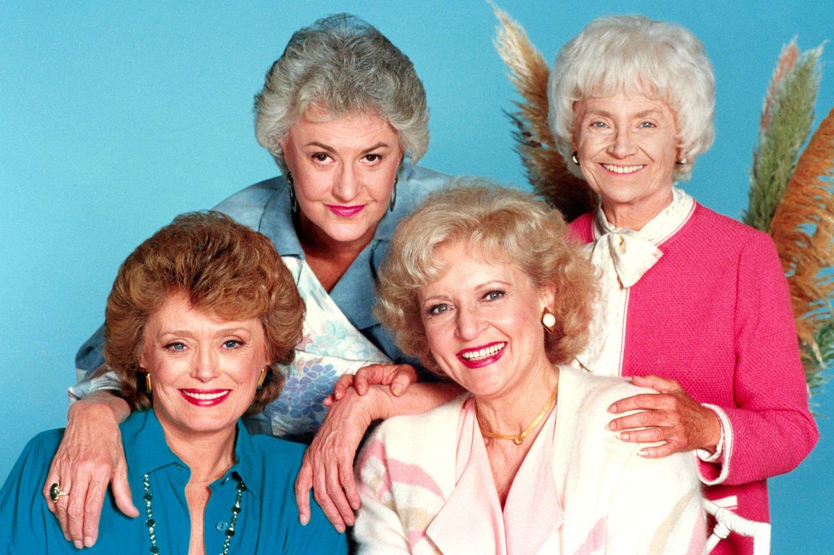 Here are &#039;The Golden Girls&#039; — (from left) Rue McClanahan, Bea Arthur, Betty White and Estelle Getty.