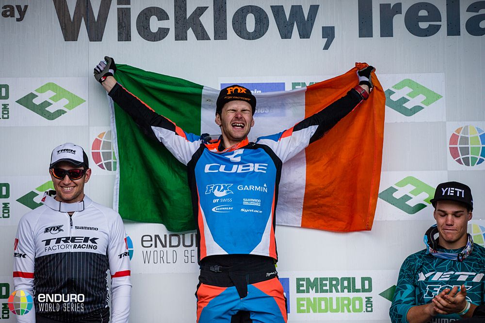 Greg Callaghan (Cube Action Team) tops the podium in round 2