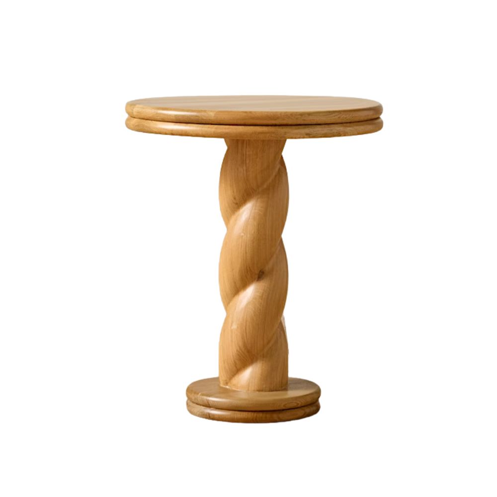 Barley Side Table, Natural Oak