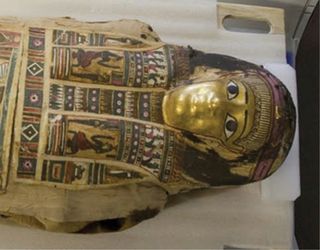 The mummy of the young woman is in its coffin at the Redpath Museum in Montreal. Its coffin is finely decorated with a gilded face however her name is unknown.