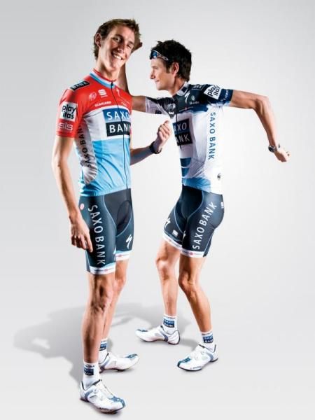 Andy and Frank Schleck are on the move
