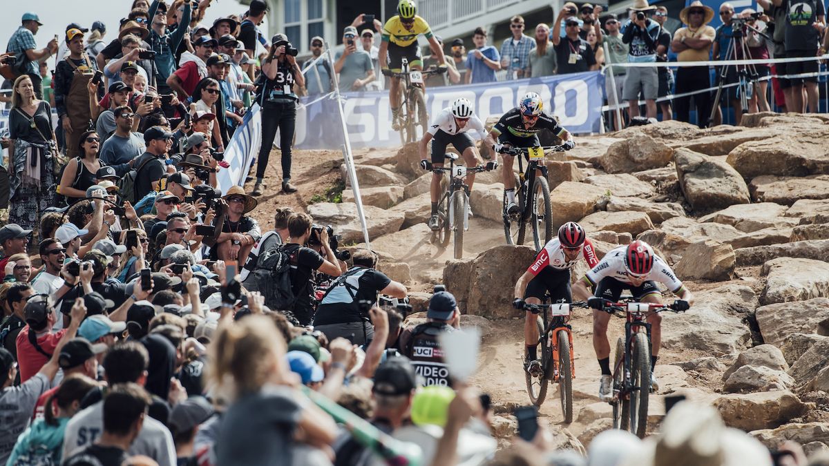 Big crowds at the Snowshoe World Cup in 2019