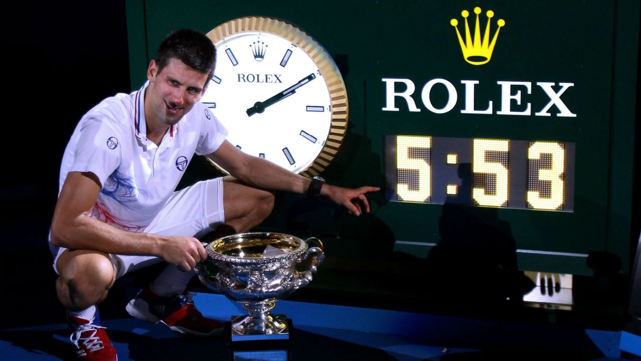 Novak Djokovic Rafael Nadal 2012 Australian Open final tennis