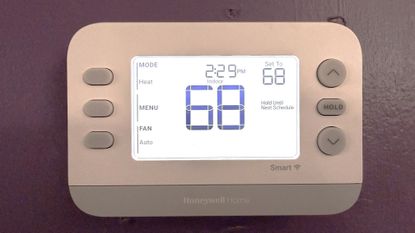Honeywell Home X2S Smart Thermostat close up