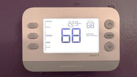 Honeywell Home X2S Smart Thermostat close up