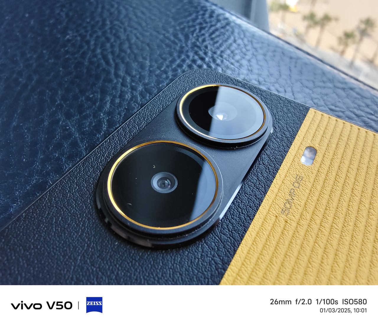 A photo taken on the Vivo V50