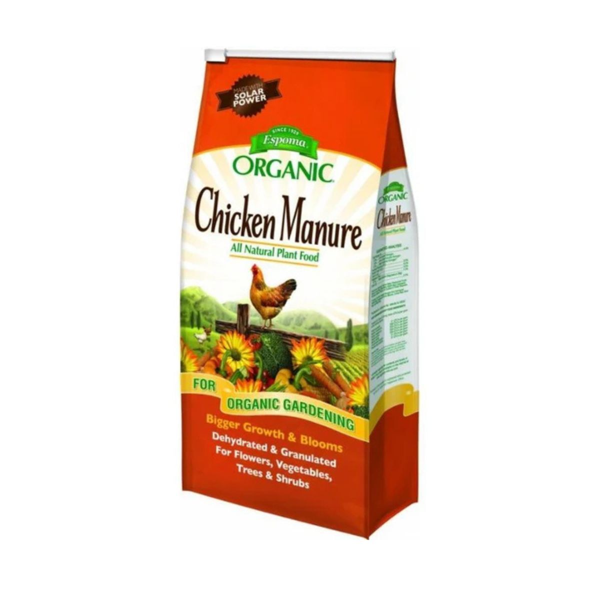 A bag of chicken manure for the garden