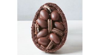 A large vegan Easter egg from Cutter and Squidge.
