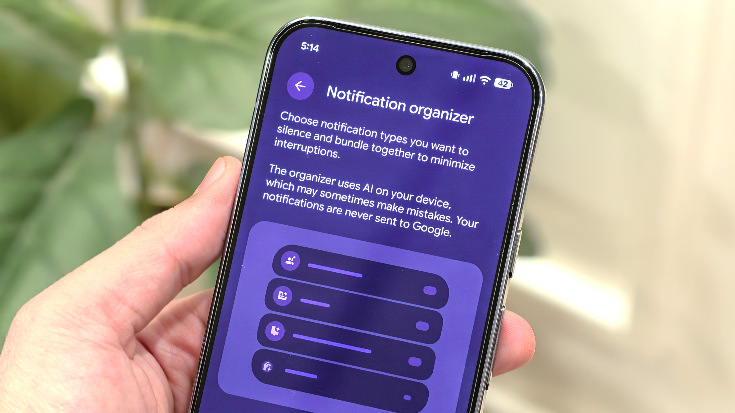 Pixel AI notification summaries