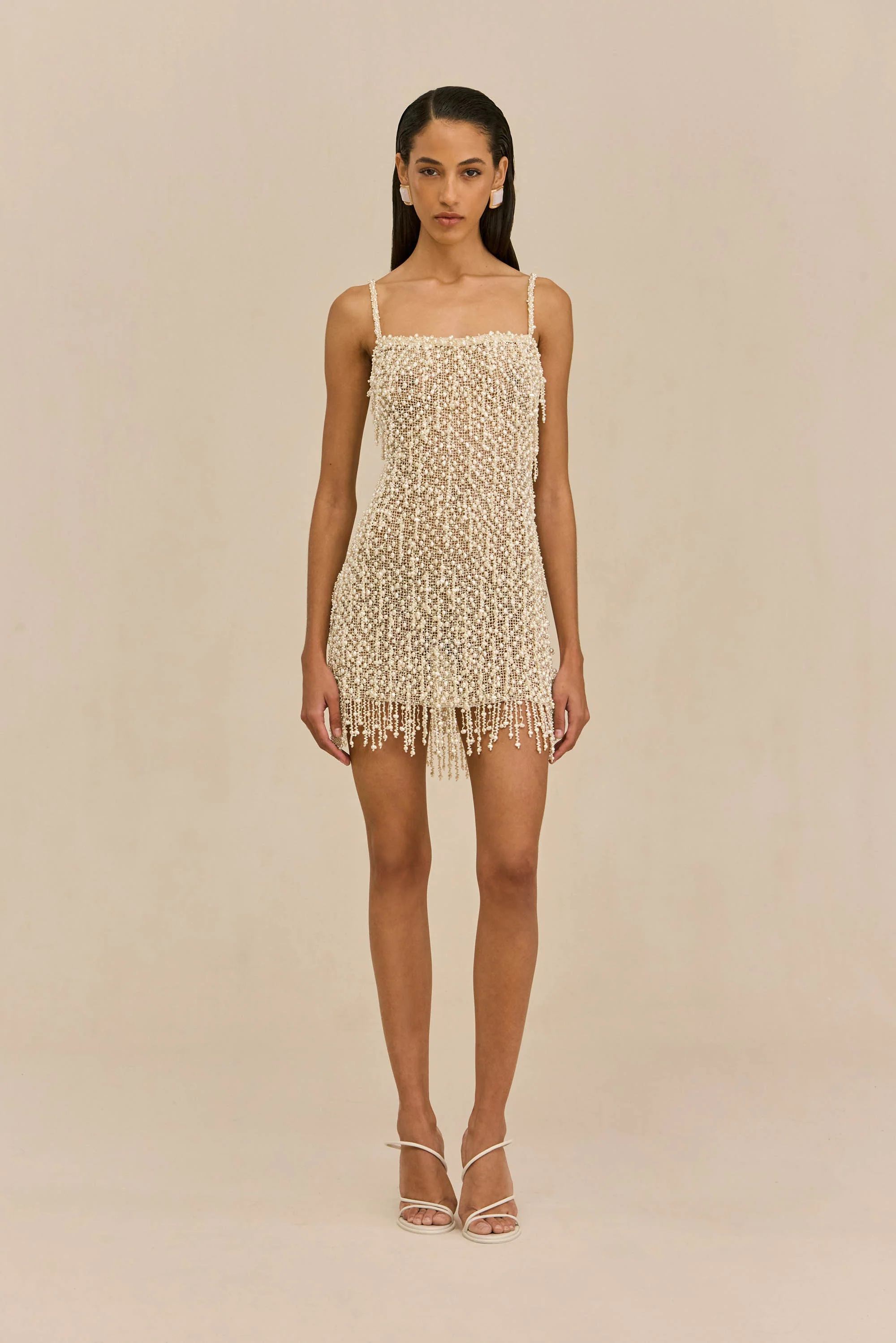 Cult Gaia crochet mini dress