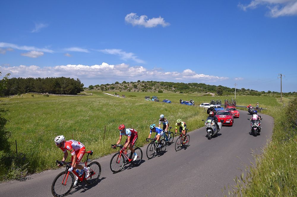 The breakaway from stage 4 at the Giro d'Italia