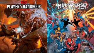 Dungeons & Dragons Core Rulebook and Marvel Multiverse RPG Core Rulebook
