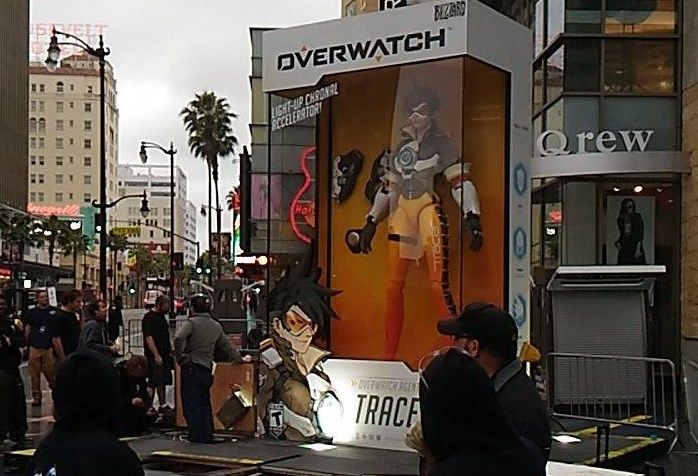 overwatch life size statue