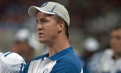 Indiana Colts quarterback Peyton Manning has played in 227 consecutive games until being sidelines with an injury this week.
