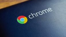 Google Chrome logo on an Asus Chromebook