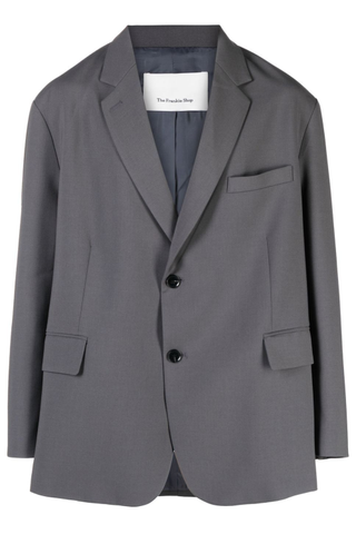 Boxy Single-Breasted Blazer