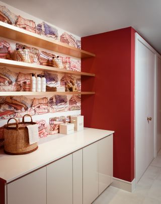 utility room with colour and pattern at No.1 Grosvenor Square
