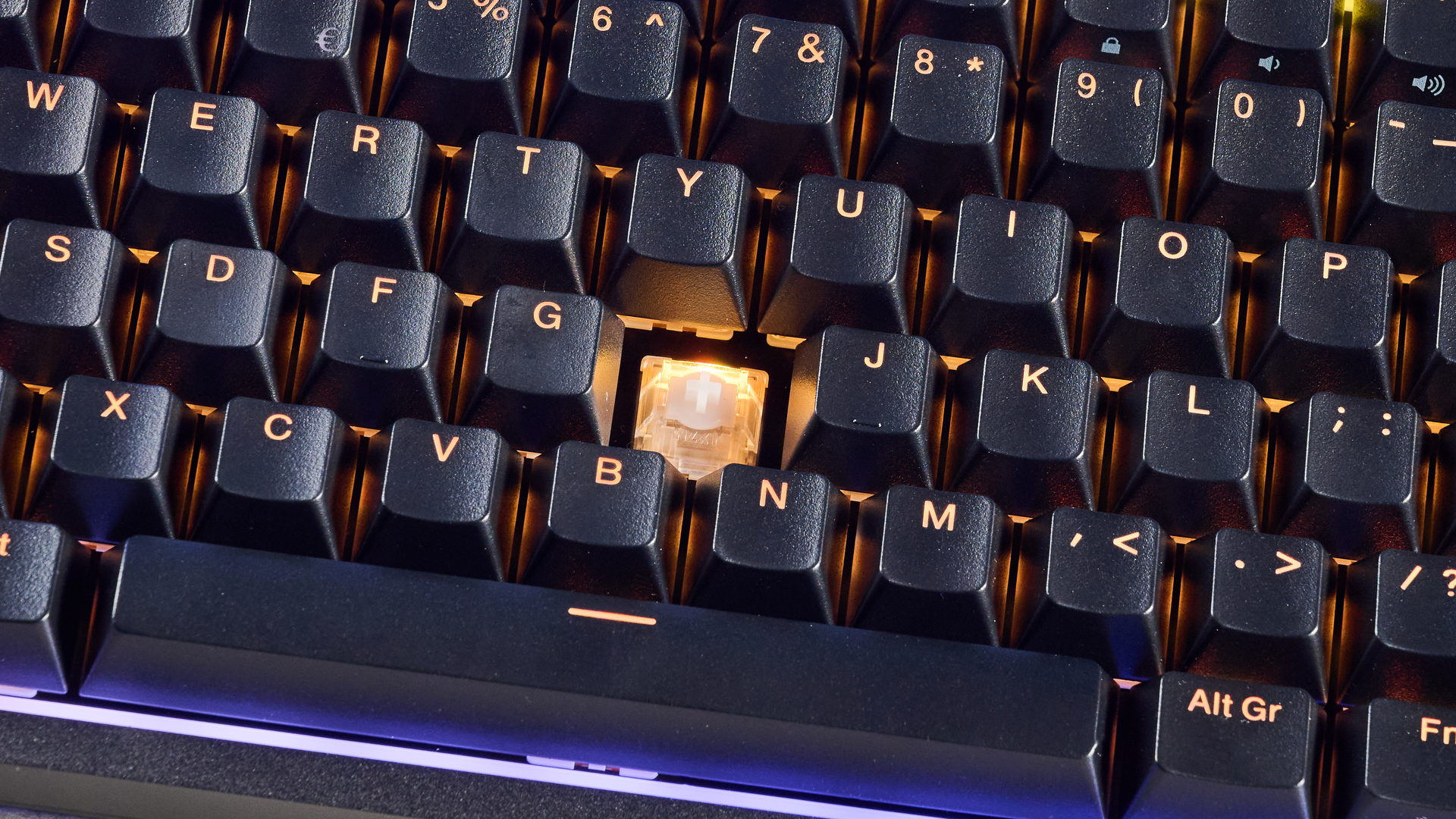 A black NZXT Function Elite MiniTKL Hall Effect keyboard
