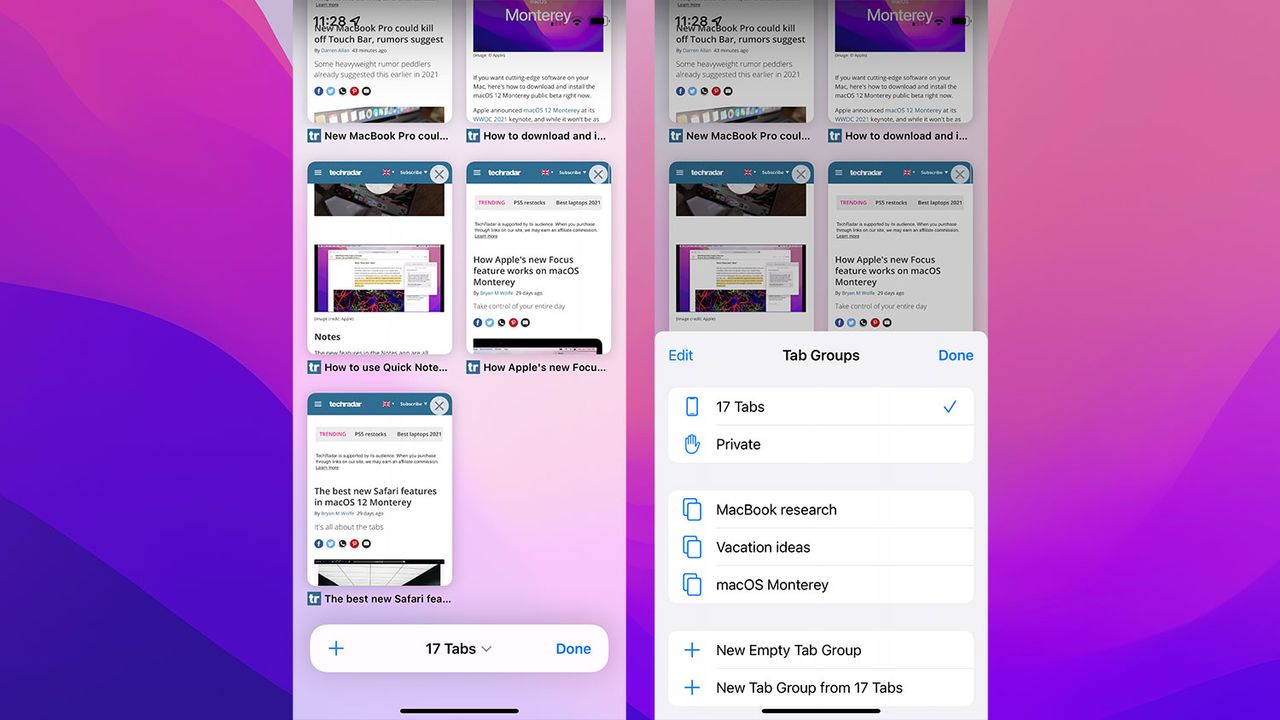 How to use Safari Tab Groups in macOS Monterey