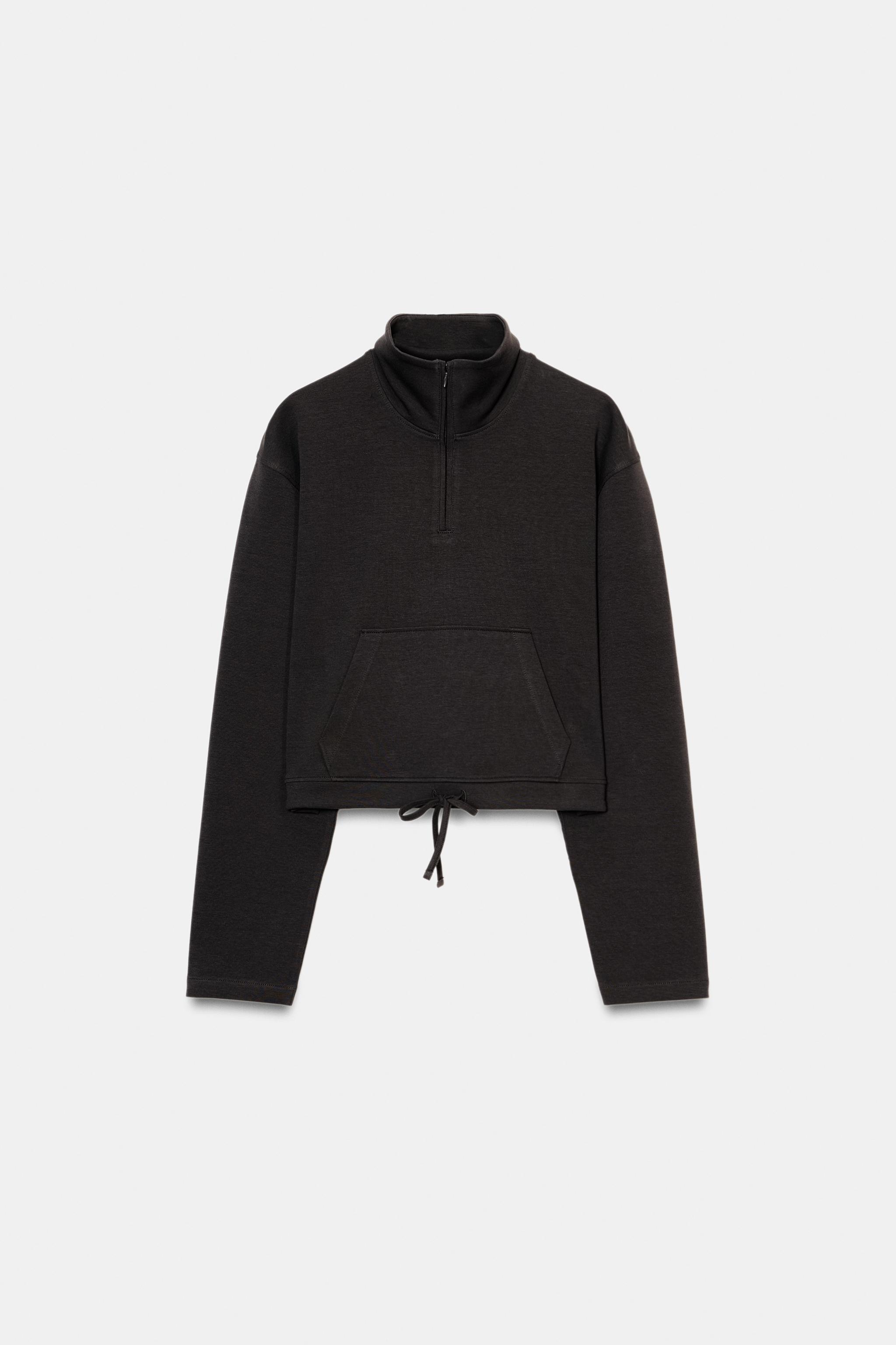 interlock polo sweatshirt