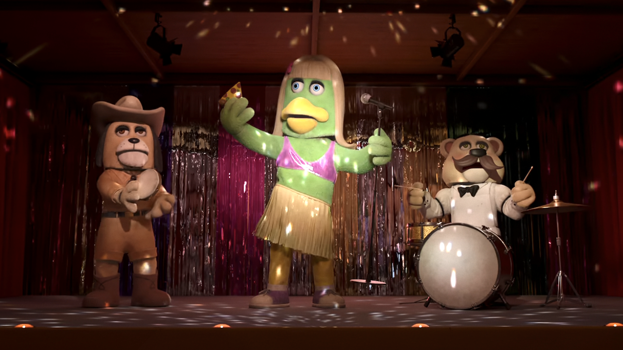 animatronic animals on stage in In Your Dreams