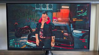 Alienware AW2725DF Cyberpunk 2077.